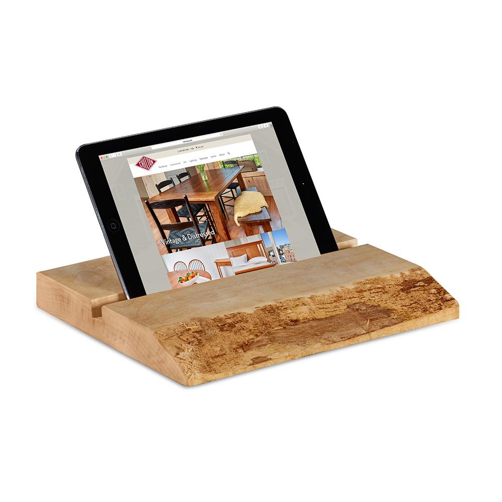 Live Edge Tablet Cradle