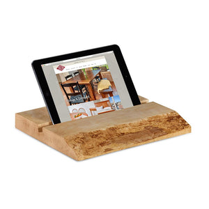Live Edge Tablet Cradle