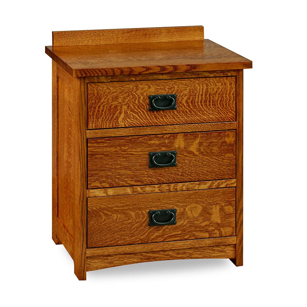 Chilton Mission Three Drawer Nightstand