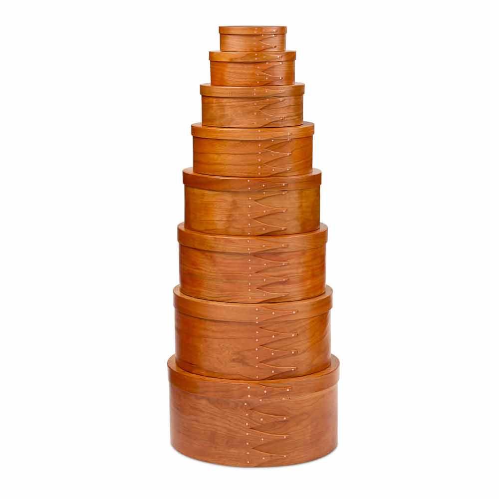 Shaker Oval Boxes - Cherry