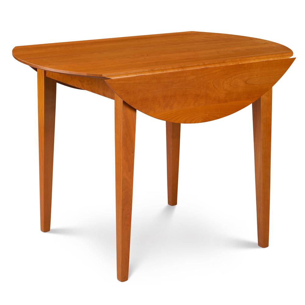 Shaker Round Drop-Leaf Extension Table