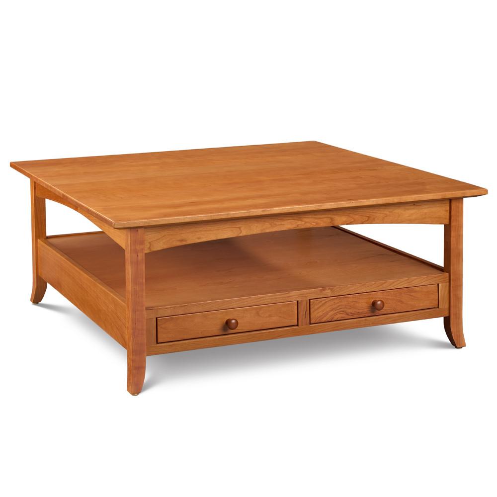 Durham Square Coffee Table With Four Drawers