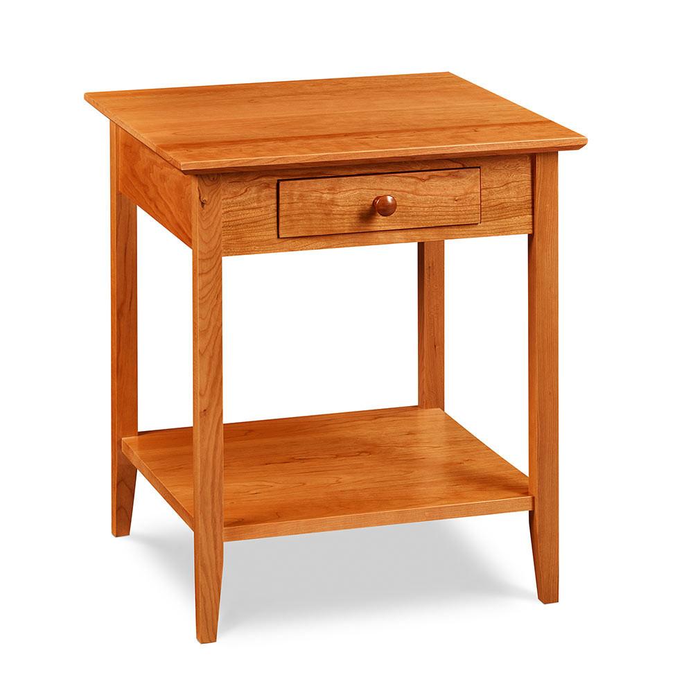 Shaker Side Table With Shelf