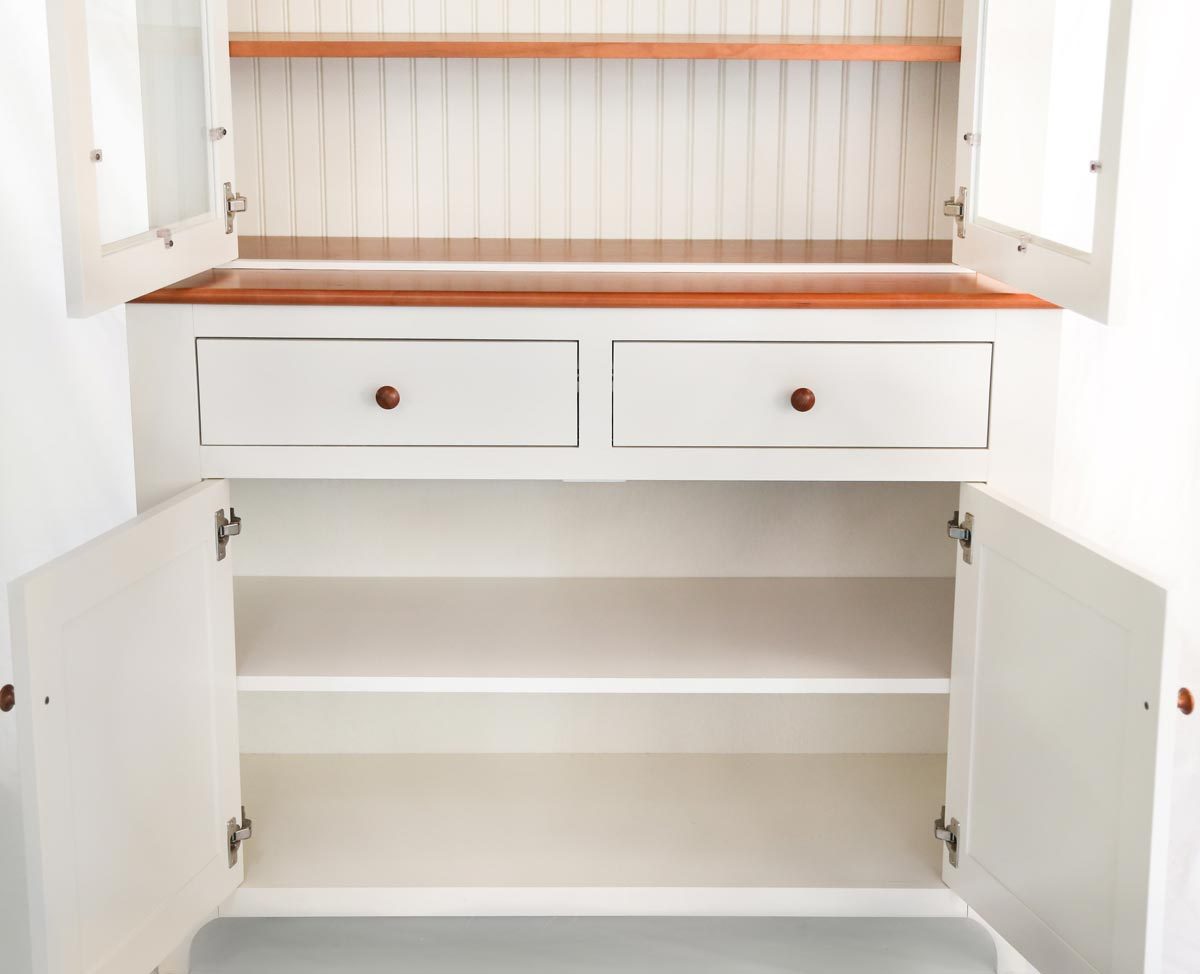 Cottage Step-Back Hutch